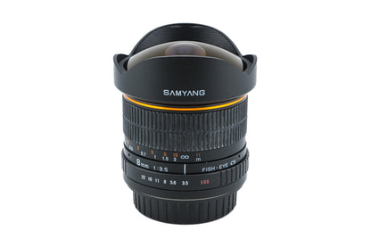 Samyang 8mm f3.5 Fish-Eye CS