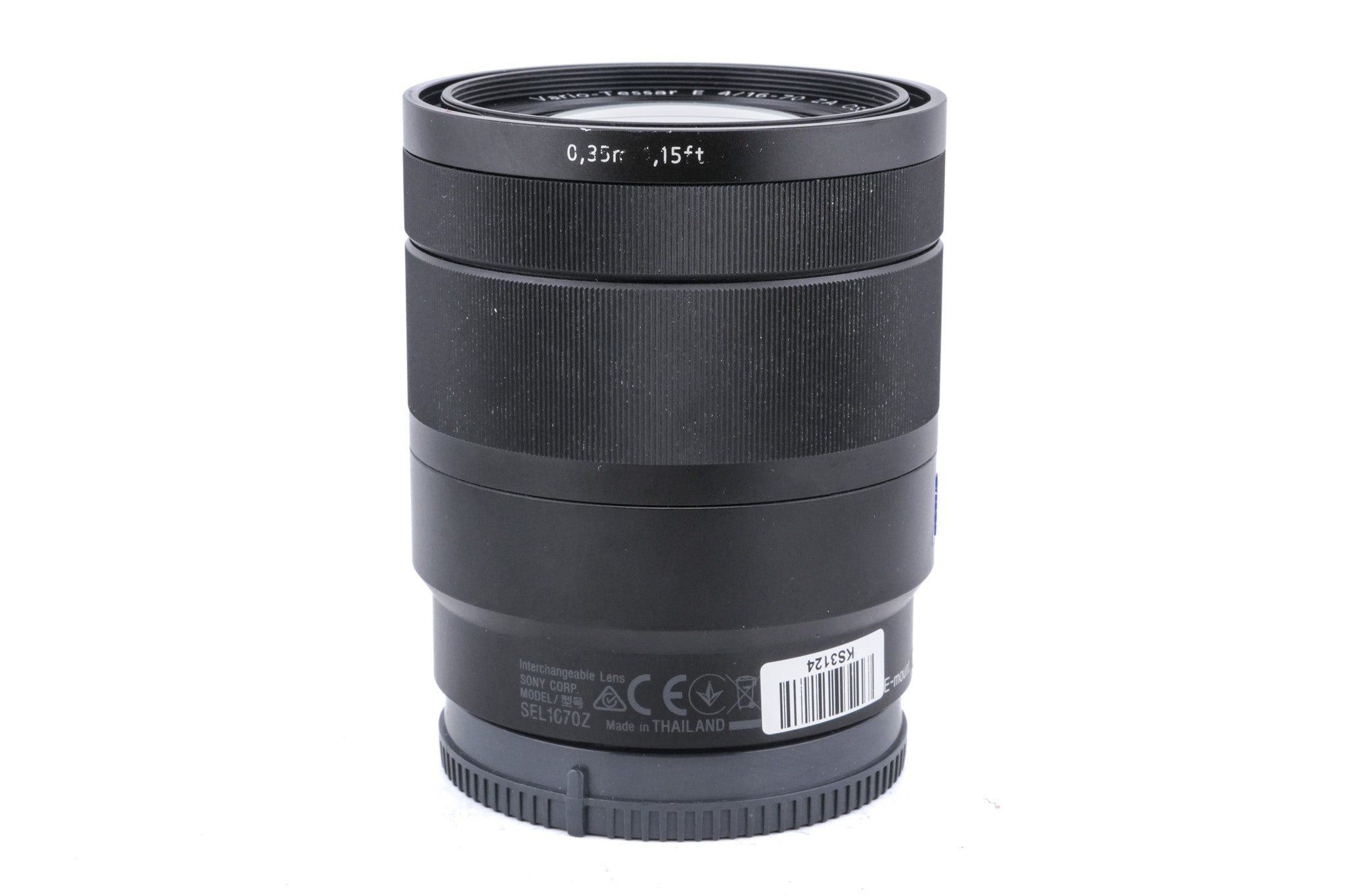 Sony 16-70mm f4 Vario-Tessar T* ZA OSS (SEL1670Z) – Kamerastore