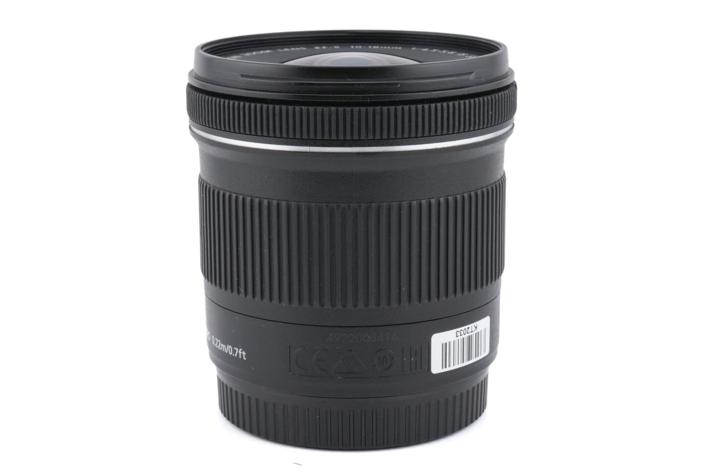 Canon 10-18mm f4.5-5.6 IS STM