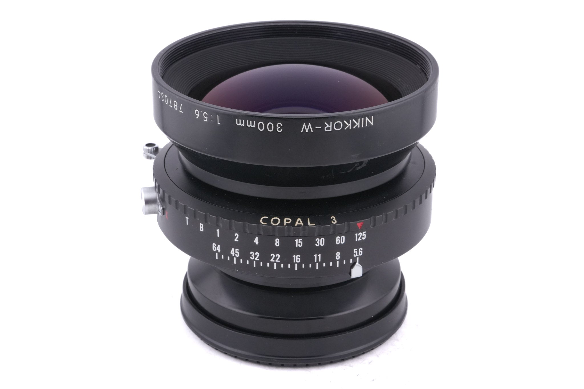 Nikon 300mm f5.6 Nikkor-W (Shutter)