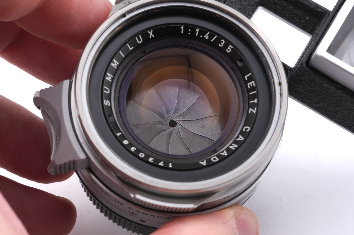 Leica 35mm f1.4 Summilux (Type I, Goggles, Steel Rim) (Silver, 11871)