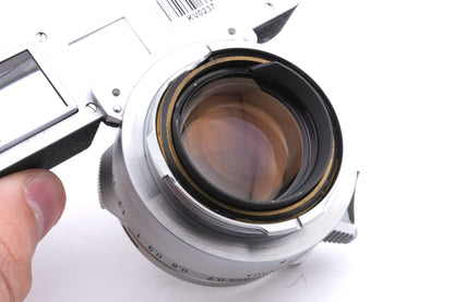 Leica 35mm f1.4 Summilux (Type I, Goggles, Steel Rim) (Silver, 11871)