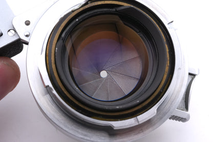 Leica 35mm f1.4 Summilux (Type I, Goggles, Steel Rim) (Silver, 11871)