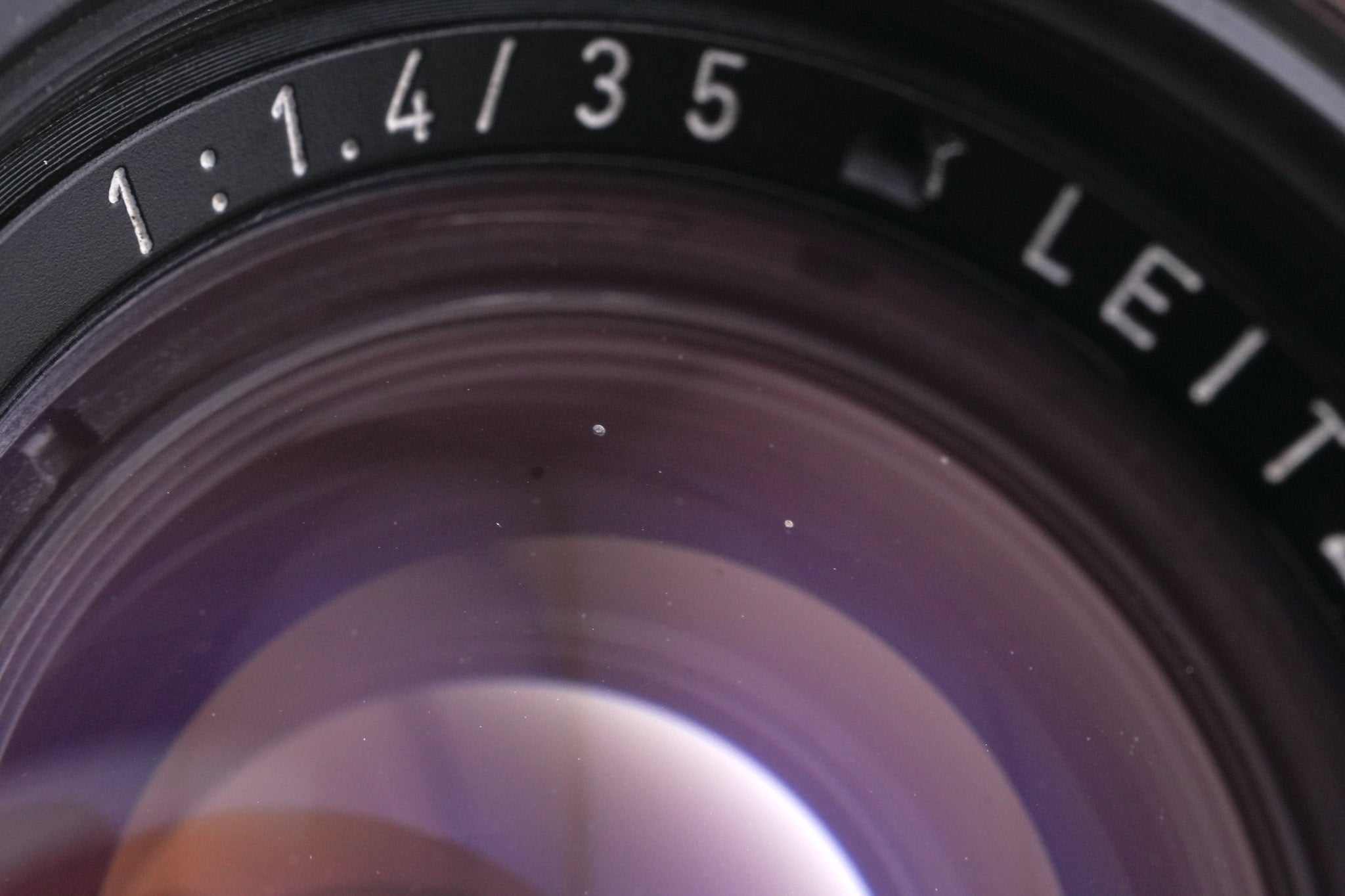 Leica 35mm f1.4 Summilux (Type I, Steel Rim) (Black, 11869)