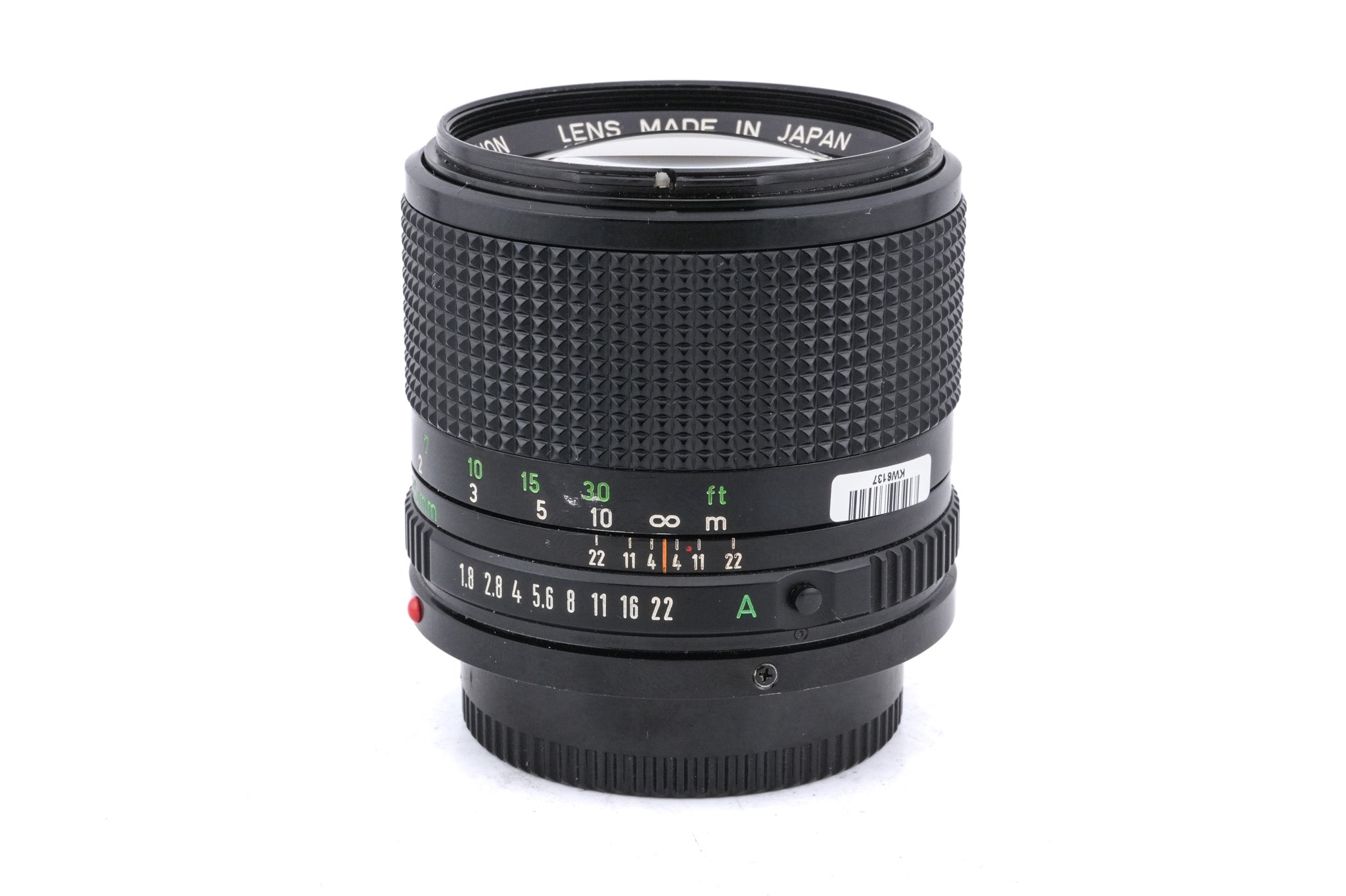 Canon 85mm f1.8 FDn - Lens – Kamerastore