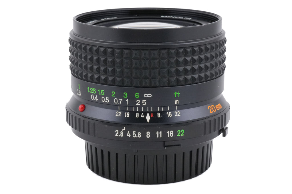 Minolta 20mm f2.8 MD W.Rokkor-X