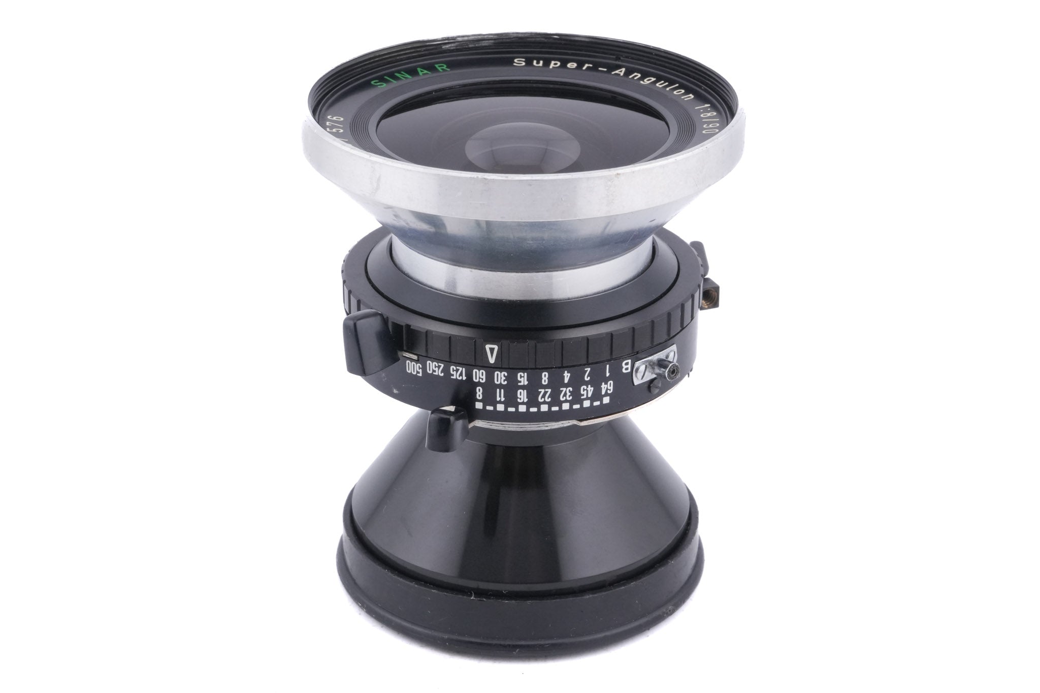 Schneider-Kreuznach 90mm f8 Super-Angulon (Shutter)