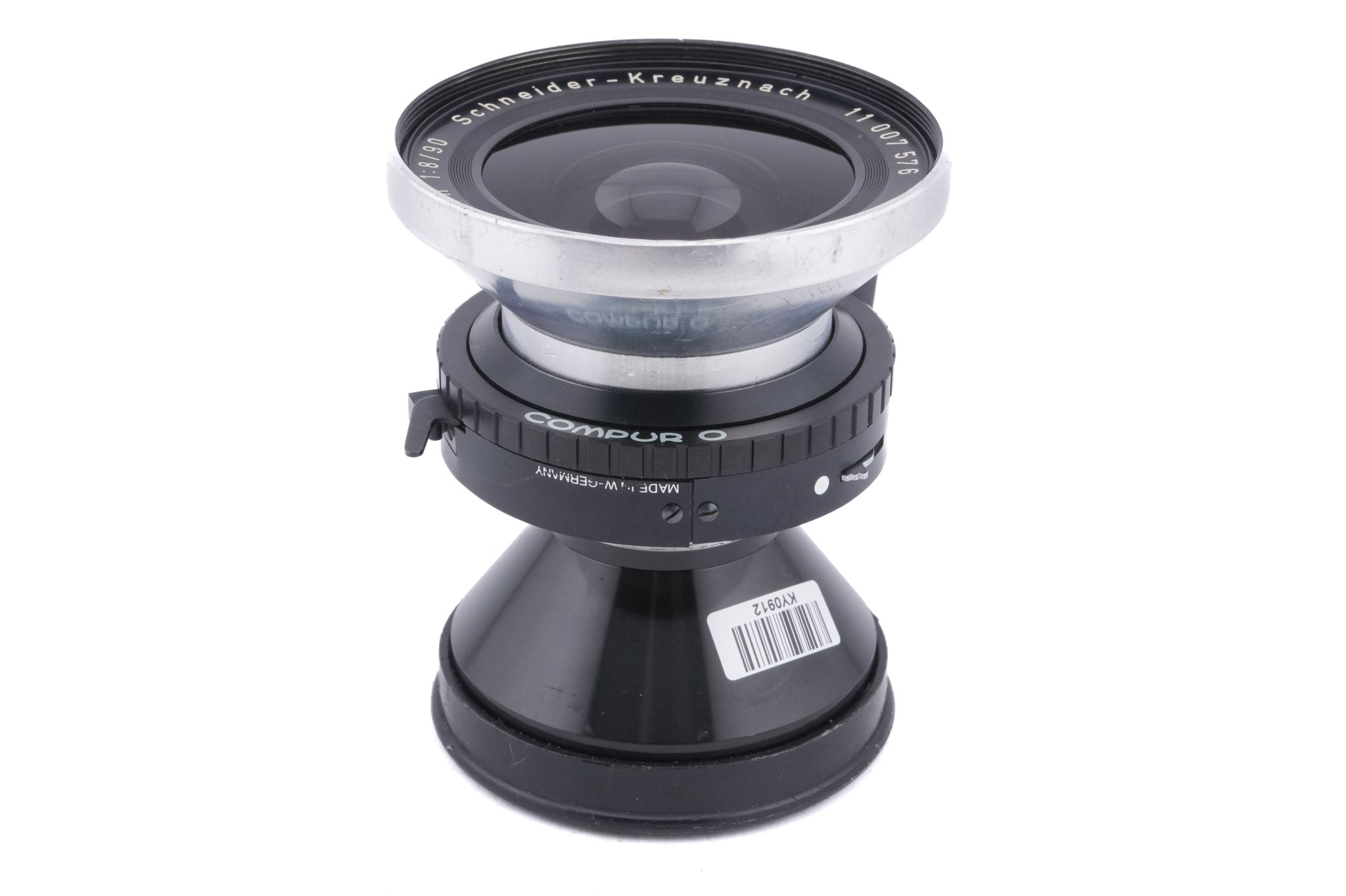 Schneider-Kreuznach 90mm f8 Super-Angulon (Shutter)