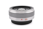 Panasonic 20mm f1.7 Lumix G ASPH. (H-H020A)