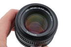 Minolta 50mm f1.4 MD