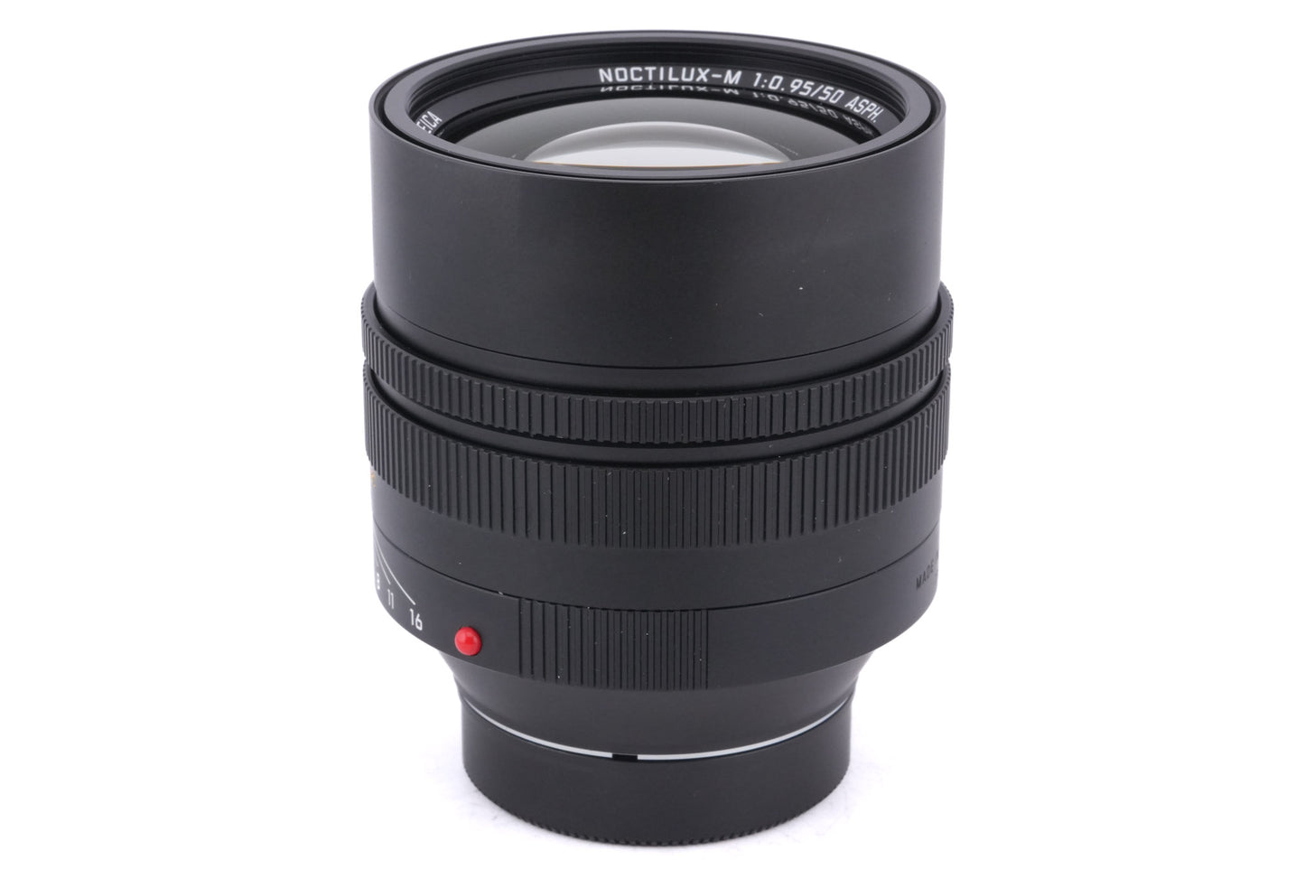 Leica 50mm f0.95 Noctilux-M ASPH. (Black, 11602)