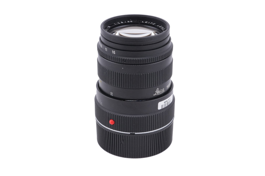 Leica 90mm f2.8 Tele-Elmarit-M (11800) + 39mm Collapsible Rubber Lens Hood (90mm f2.8 Tele-Elmarit-M) (11250)