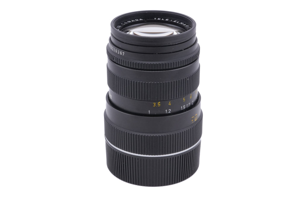 Leica 90mm f2.8 Tele-Elmarit-M (11800) + 39mm Collapsible Rubber Lens Hood (90mm f2.8 Tele-Elmarit-M) (11250)