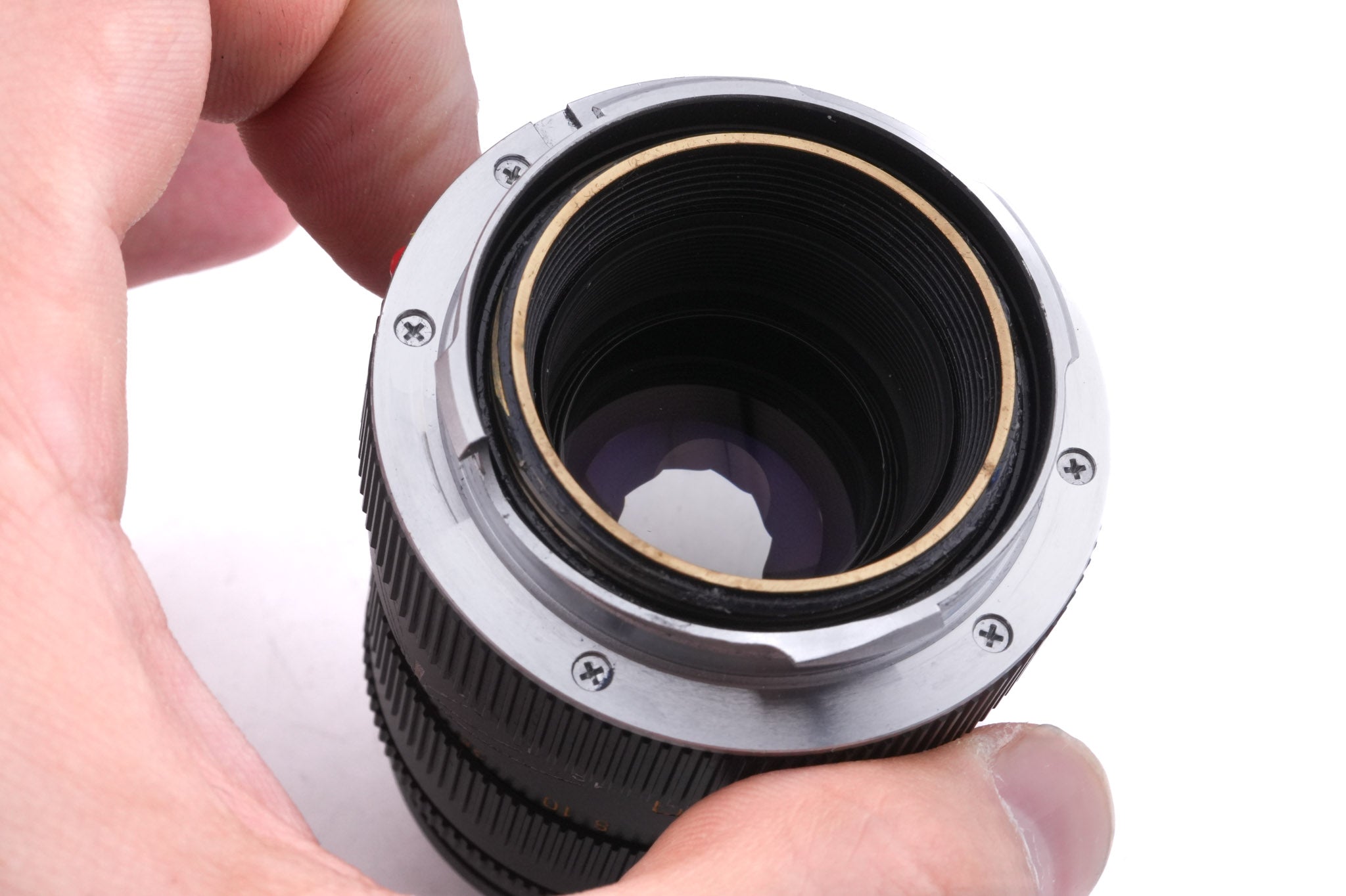 Leica 90mm f2.8 Tele-Elmarit-M (11800) + 39mm Collapsible Rubber Lens Hood (90mm f2.8 Tele-Elmarit-M) (11250)