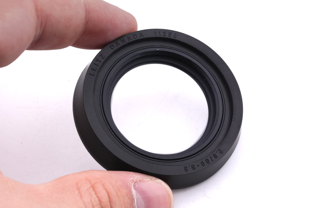 Leica 90mm f2.8 Tele-Elmarit-M (11800) + 39mm Collapsible Rubber Lens Hood (90mm f2.8 Tele-Elmarit-M) (11250)