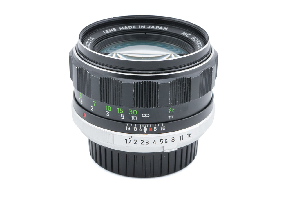Minolta 58mm f1.4 MC Rokkor-PF
