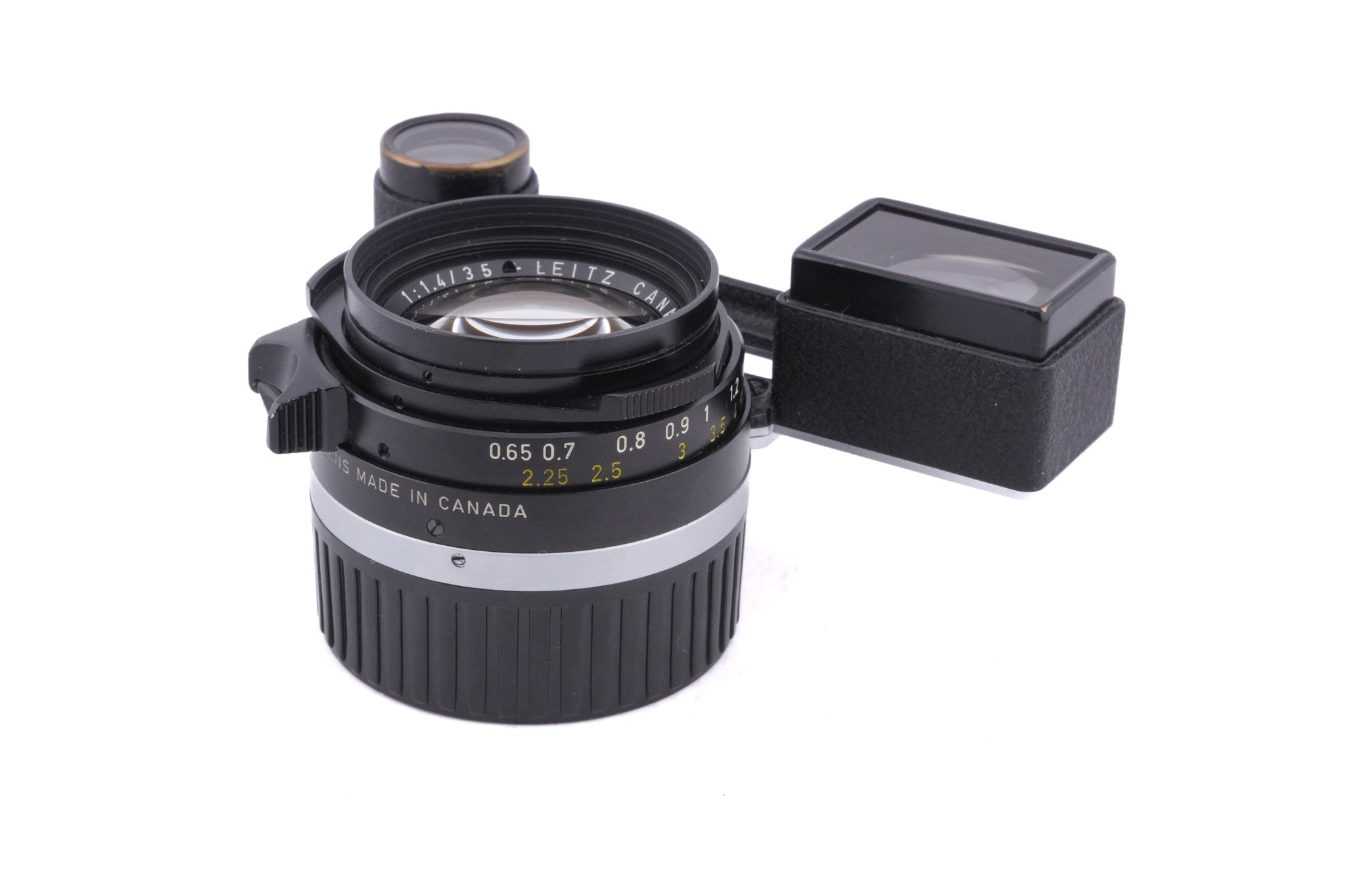 Leica 35mm f1.4 Summilux (Type II) (Goggles, Black Paint Brass Infinity Lock) (11871)