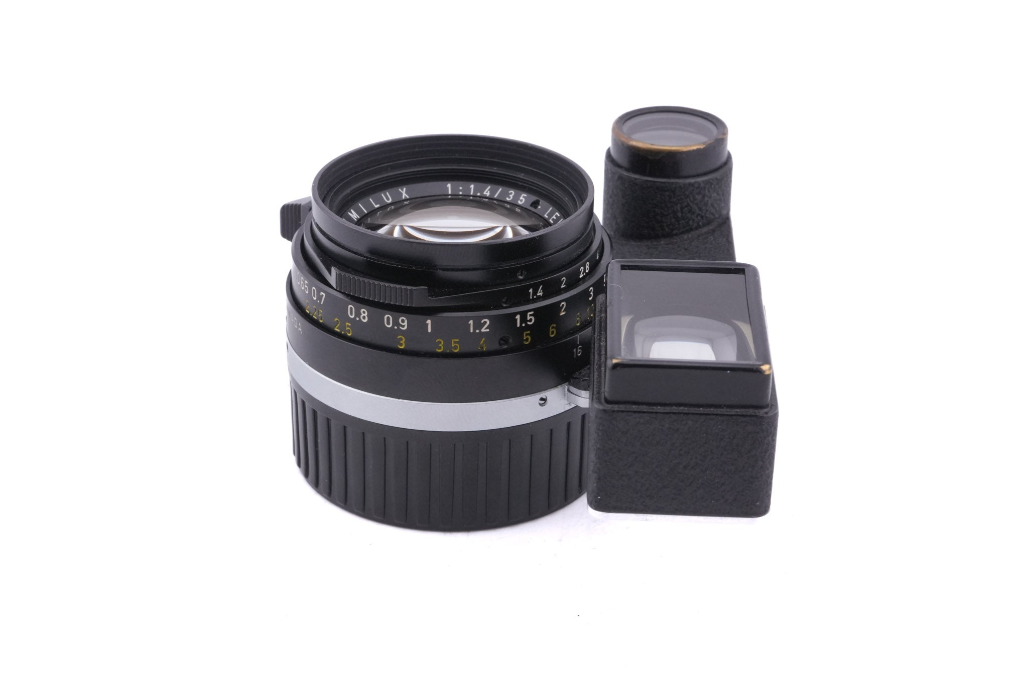 Leica 35mm f1.4 Summilux (Type II) (Goggles, Black Paint Brass Infinity Lock) (11871)