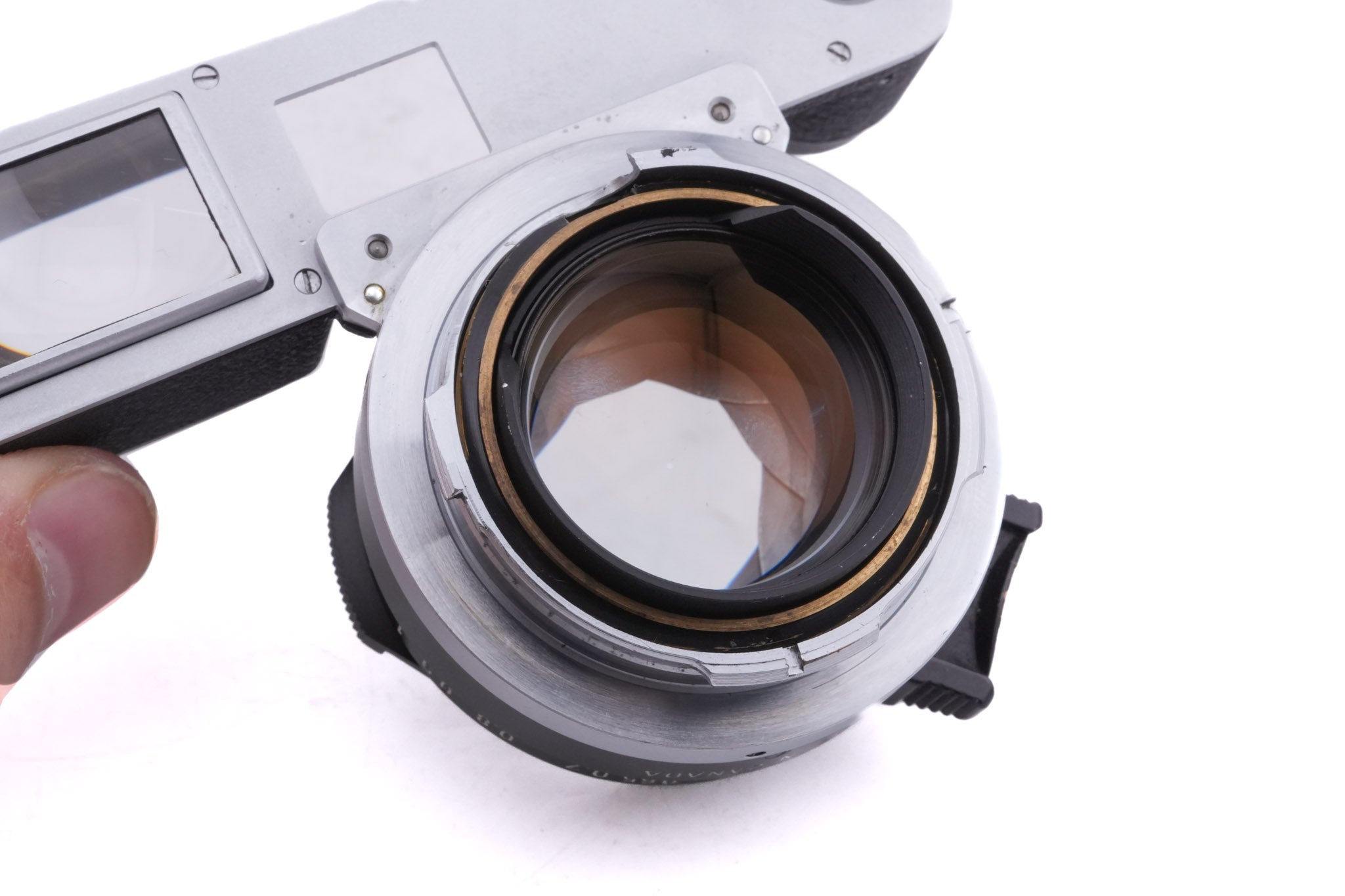 Leica 35mm f1.4 Summilux (Type II) (Goggles, Black Paint Brass Infinity Lock) (11871)