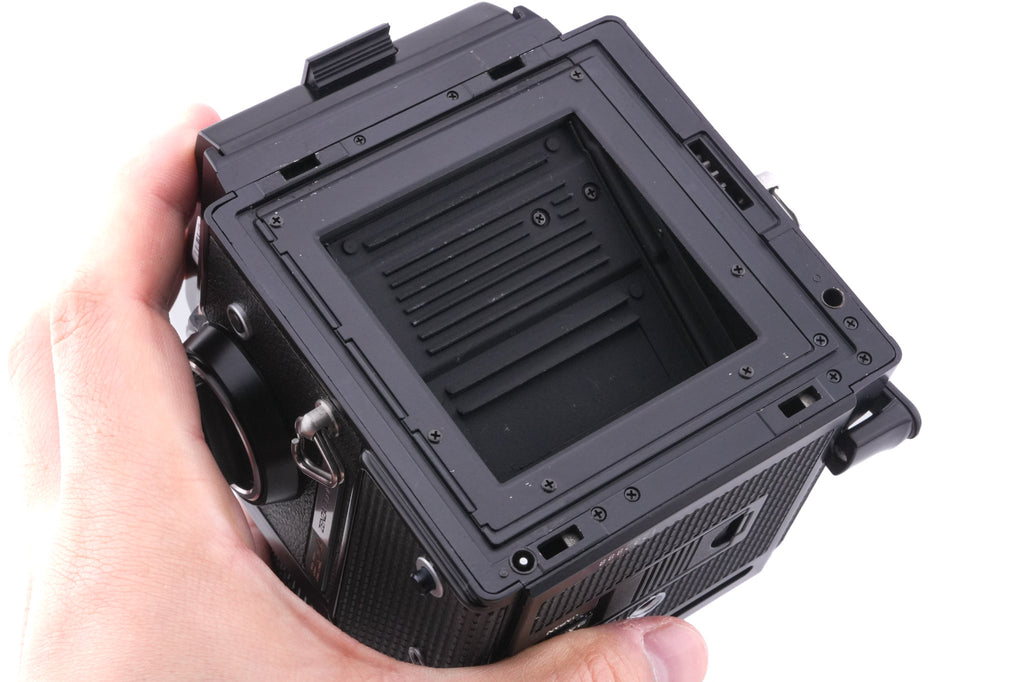 Zenza Bronica SQ-A + 80mm f2.8 Zenzanon-PS + SQ 6x6 120 Roll Film Back + Waist Level Finder
