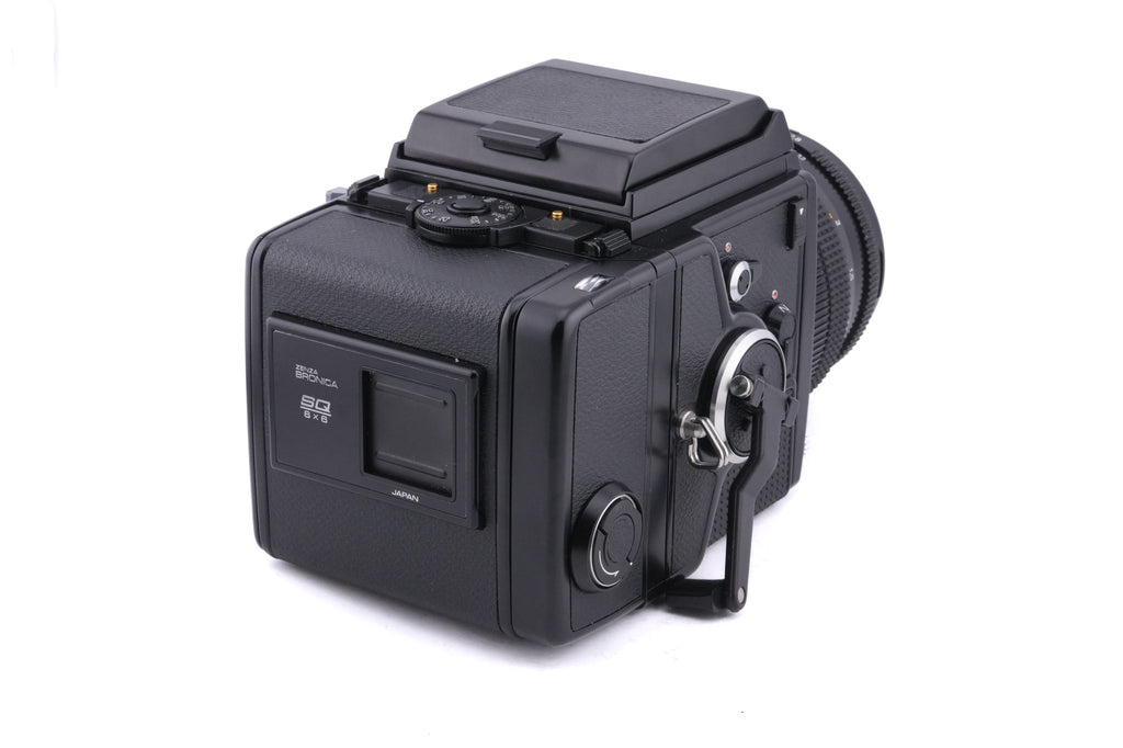 Zenza Bronica SQ-A + 80mm f2.8 Zenzanon-PS + SQ 6x6 120 Roll Film Back + Waist Level Finder