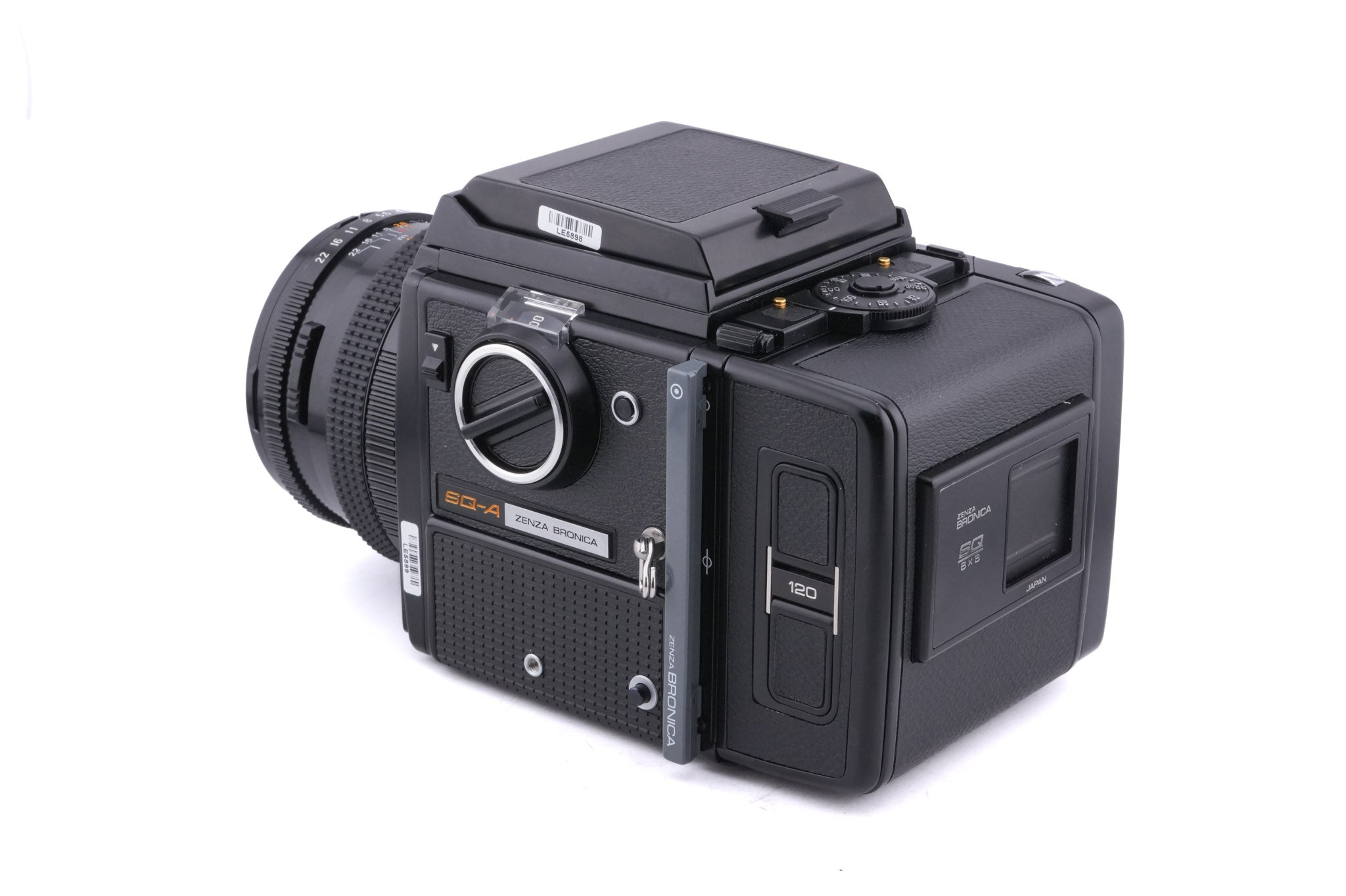 Zenza Bronica SQ-A + 80mm f2.8 Zenzanon-PS + SQ 6x6 120 Roll Film Back + Waist Level Finder