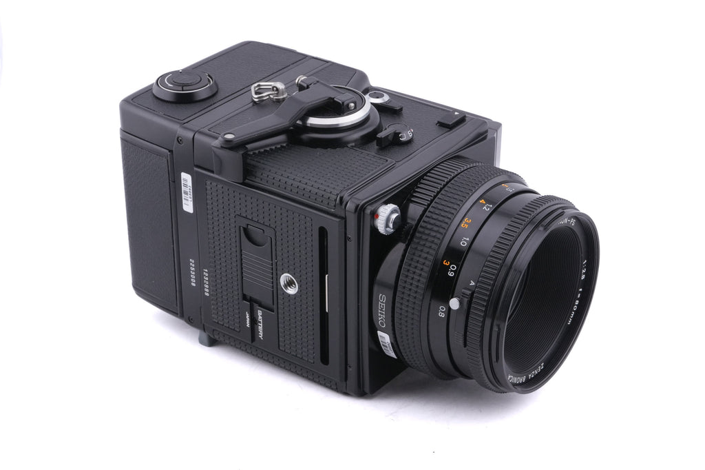 Zenza Bronica SQ-A + 80mm f2.8 Zenzanon-PS + SQ 6x6 120 Roll Film Back + Waist Level Finder