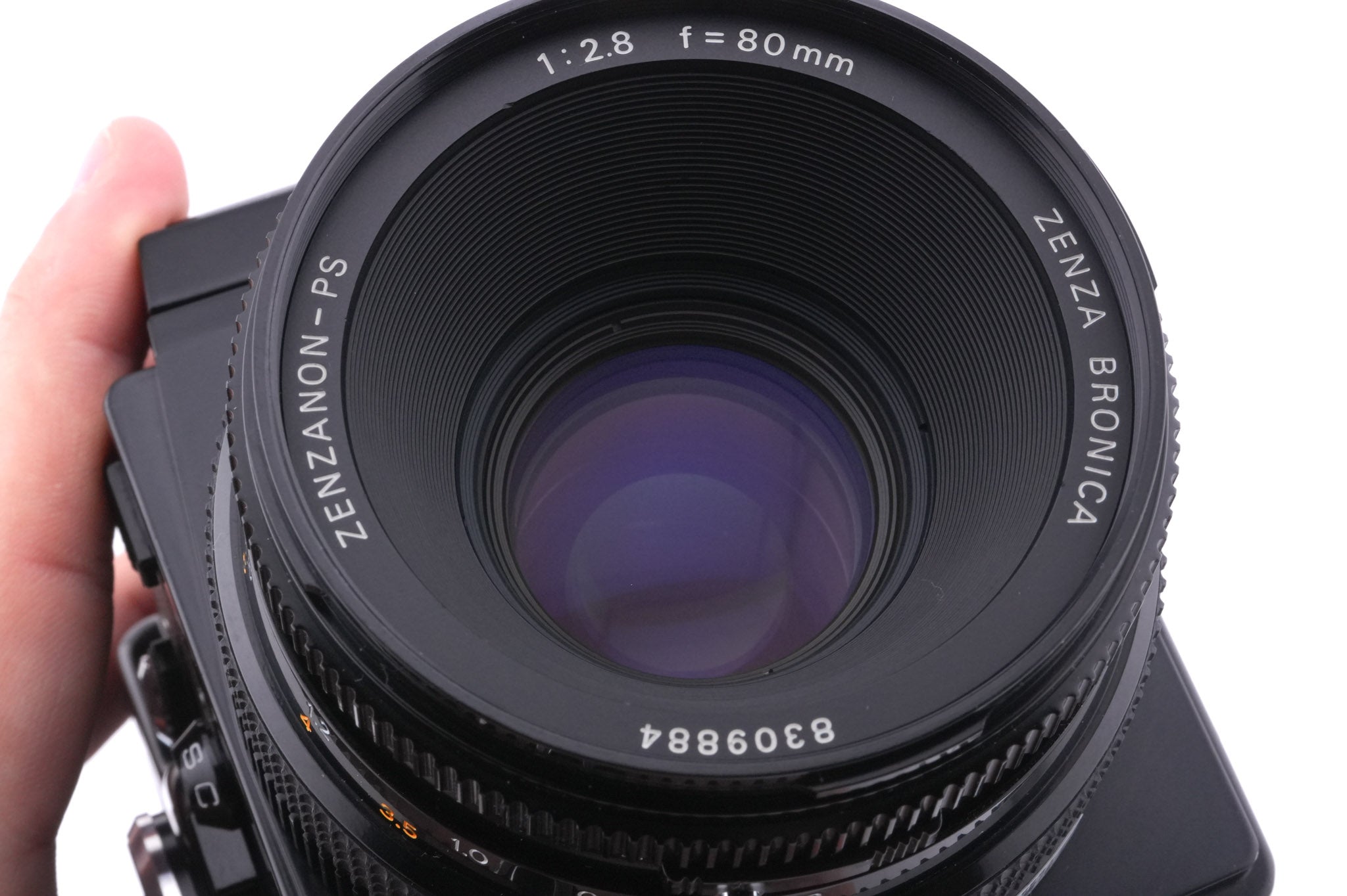 Zenza Bronica SQ-A + 80mm f2.8 Zenzanon-PS + SQ 6x6 120 Roll Film Back + Waist Level Finder