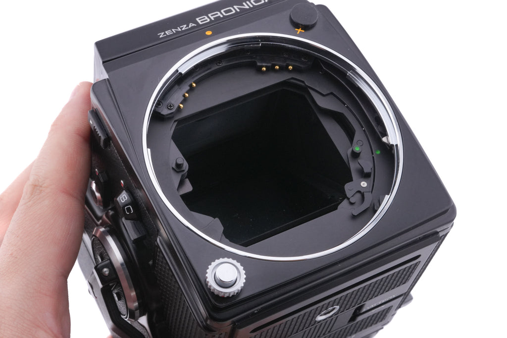 Zenza Bronica SQ-A + 80mm f2.8 Zenzanon-PS + SQ 6x6 120 Roll Film Back + Waist Level Finder