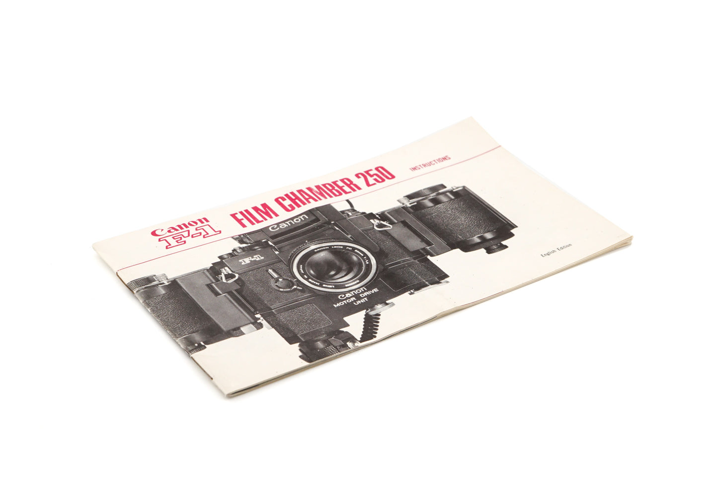 Canon Film Chamber 250 Instructions - Accessory