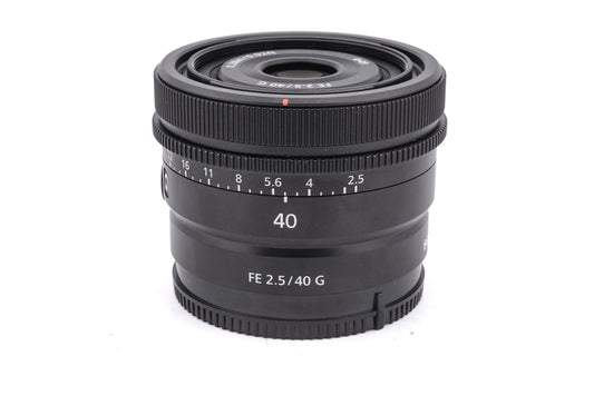 Sony 40mm f2.5 FE G - Lens