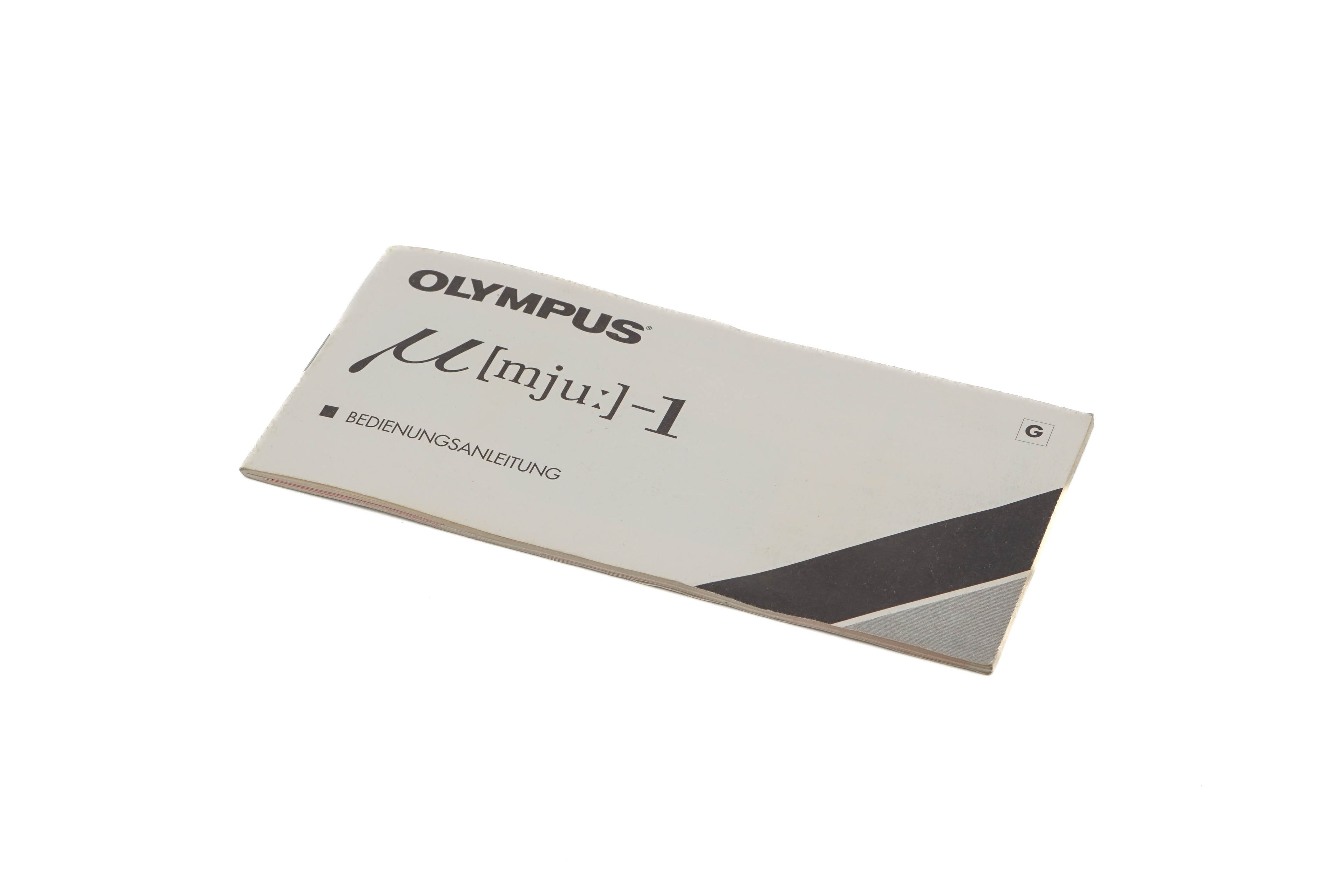 Olympus Mju-1 Instructions