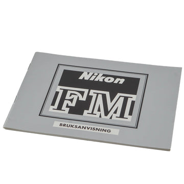 Nikon FM Instruction Manual