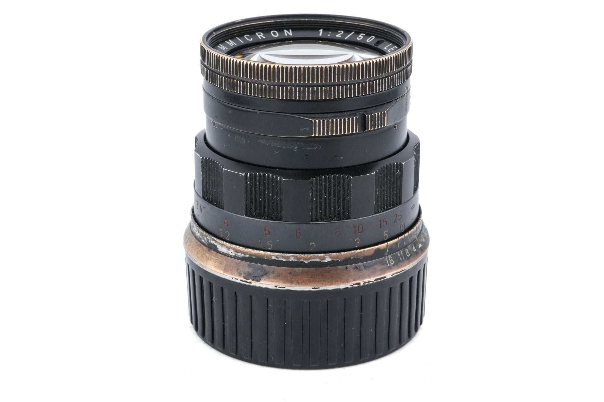 Leica 50mm f2 Summicron (Type II) (Black Paint, 11117) + 39mm Green Filter X 1 C. E39