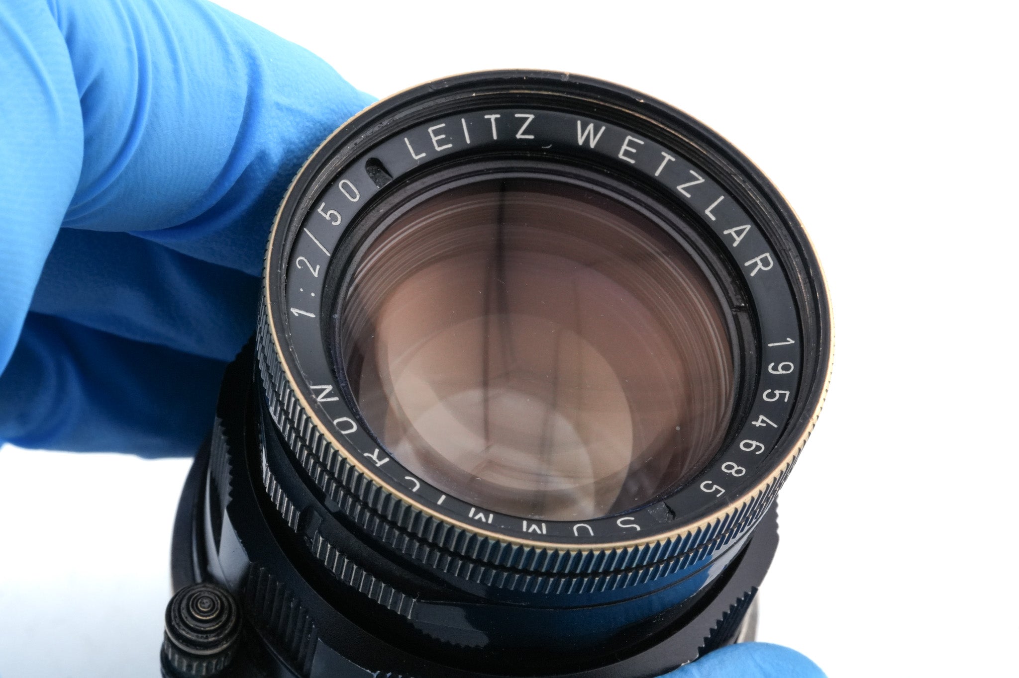 Leica 50mm f2 Summicron (Type II) (Black Paint, 11117) + 39mm Green Filter X 1 C. E39