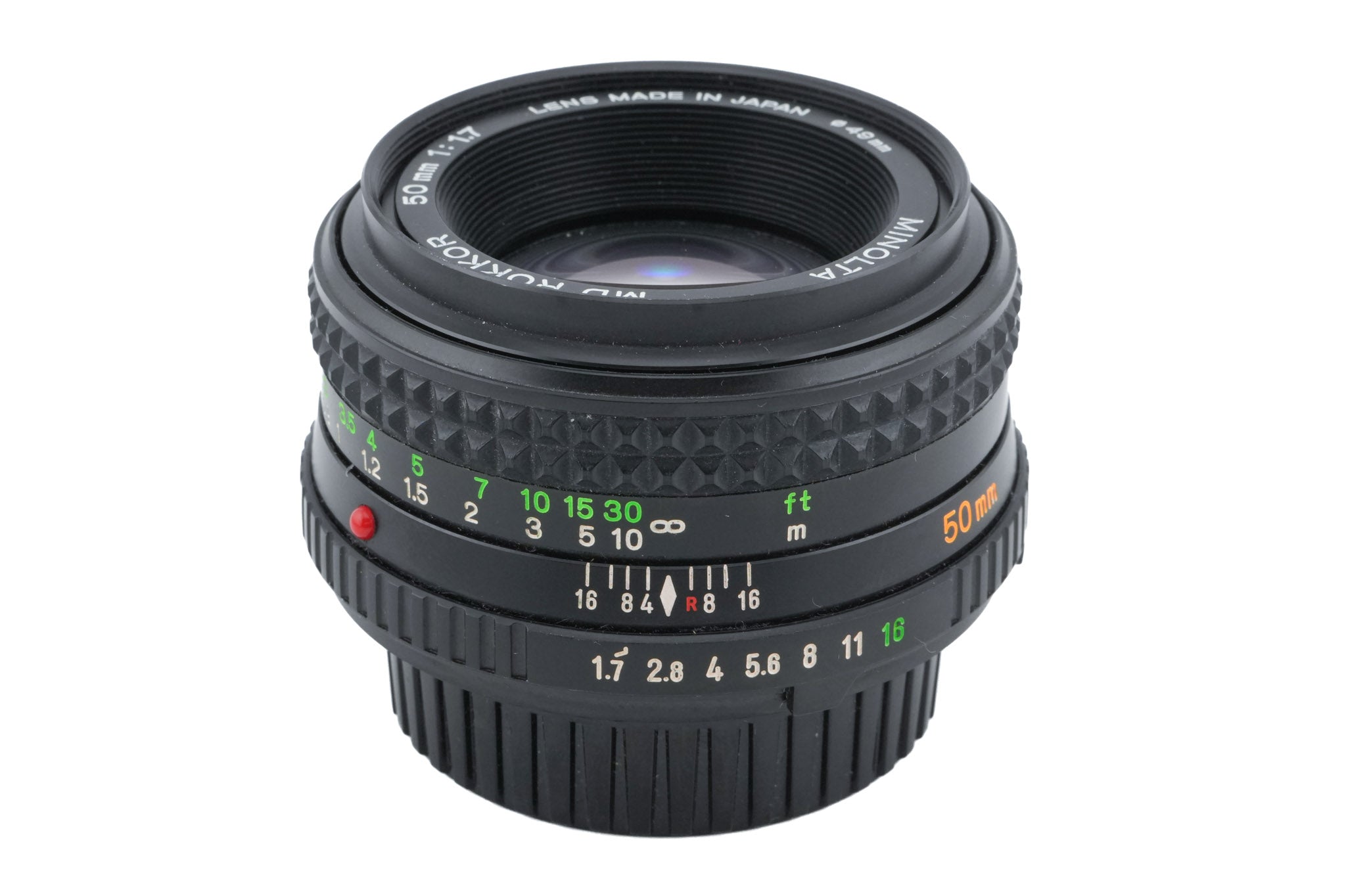 Minolta 50mm f1.7 MD Rokkor