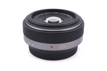 Panasonic 20mm f1.7 Lumix G ASPH. (H-H020A)