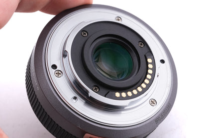 Panasonic 20mm f1.7 Lumix G ASPH. (H-H020A)