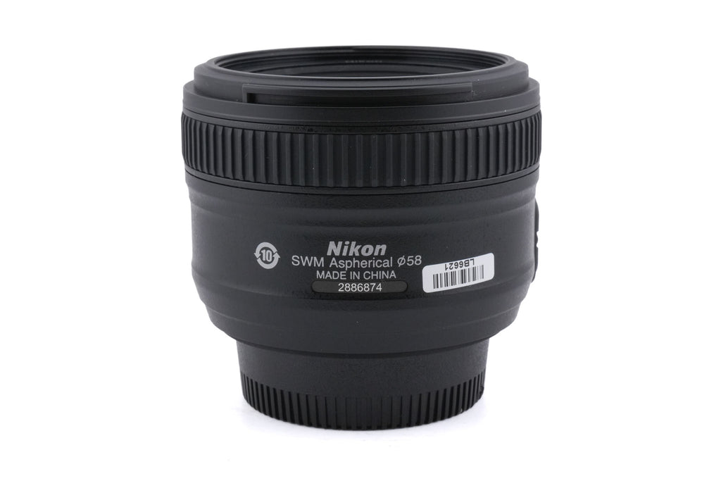 Nikon 50mm f1.8 AF-S Nikkor G