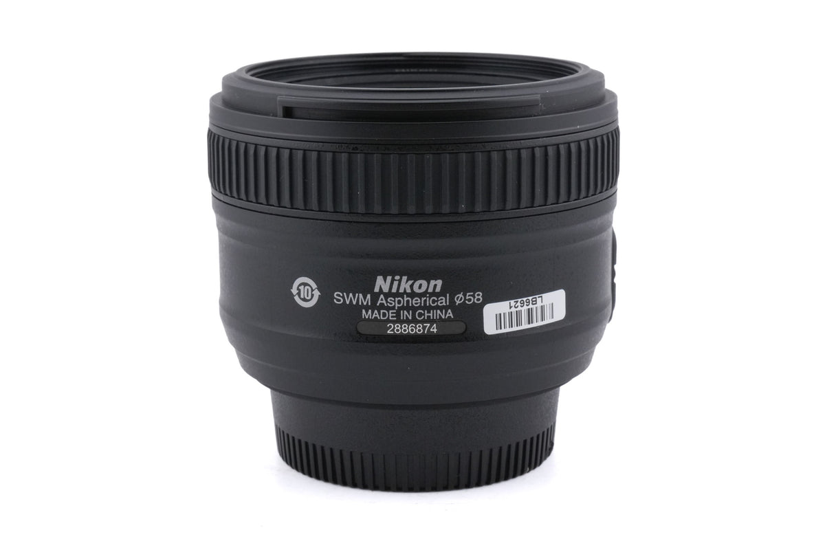 Nikon 50mm f1.8 AF-S Nikkor G