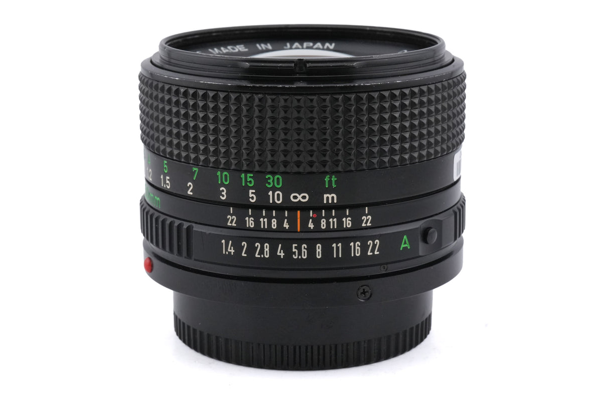 Canon 50mm f1.4 FDn