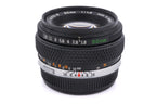 Olympus 50mm f1.8 Zuiko Auto-S