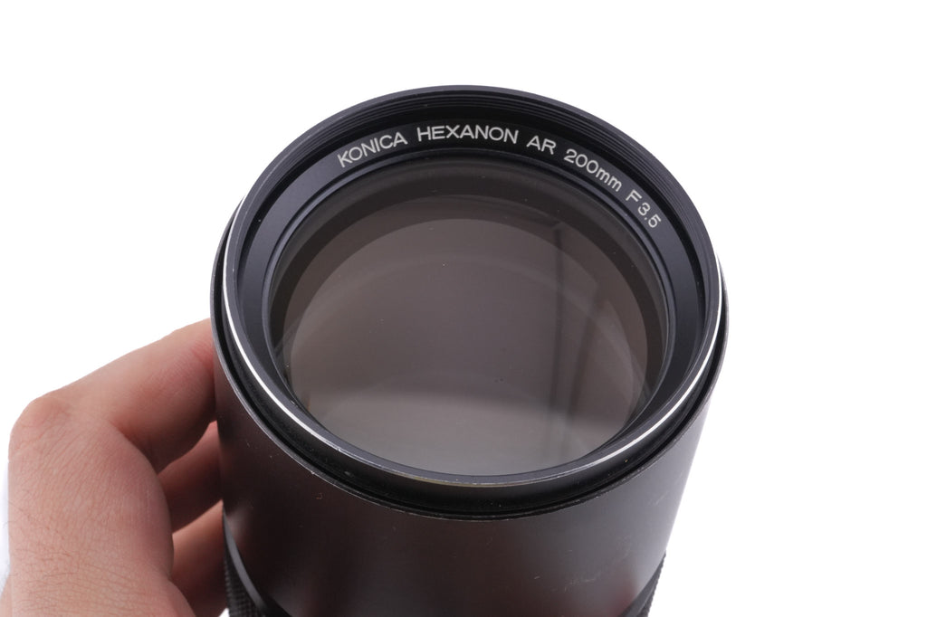 Konica 200mm f3.5 Hexanon AR