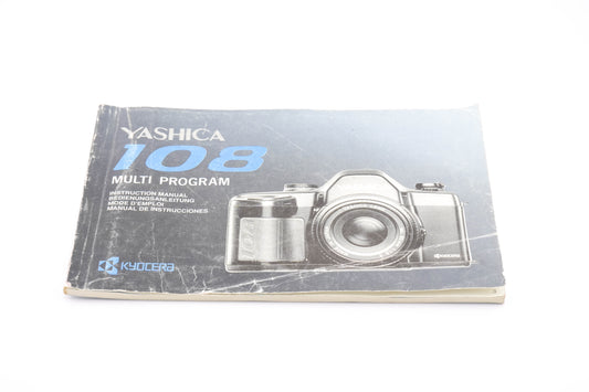 Yashica 108 Multi Program Instructions