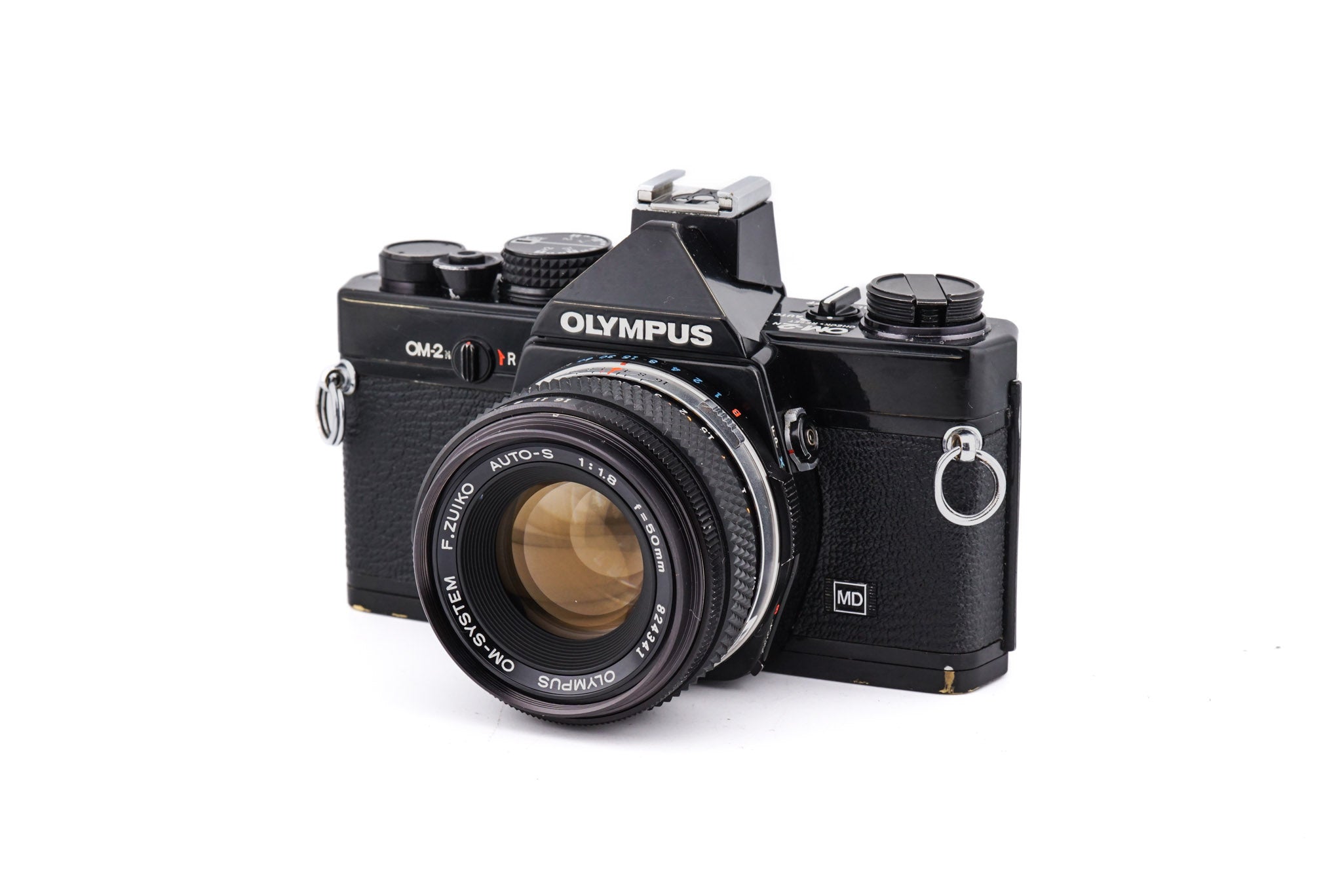 OLYMPUS OM-2 N Black + AUTO-S 50mm F1.8 - フィルムカメラ