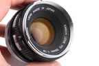 Canon 50mm f1.8 (Chrome Nose)