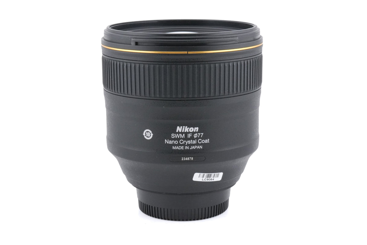 Nikon 85mm f1.4 AF-S Nikkor G N