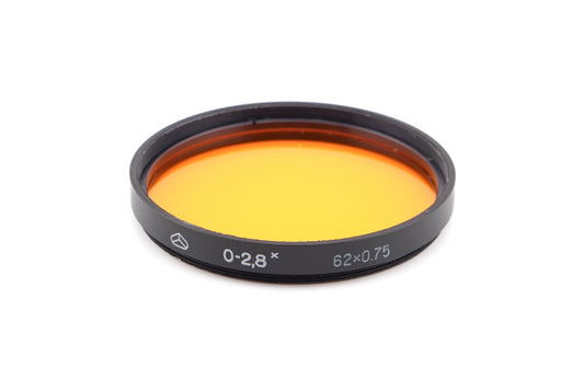 KMZ 62mm Orange Filter O-2.8x