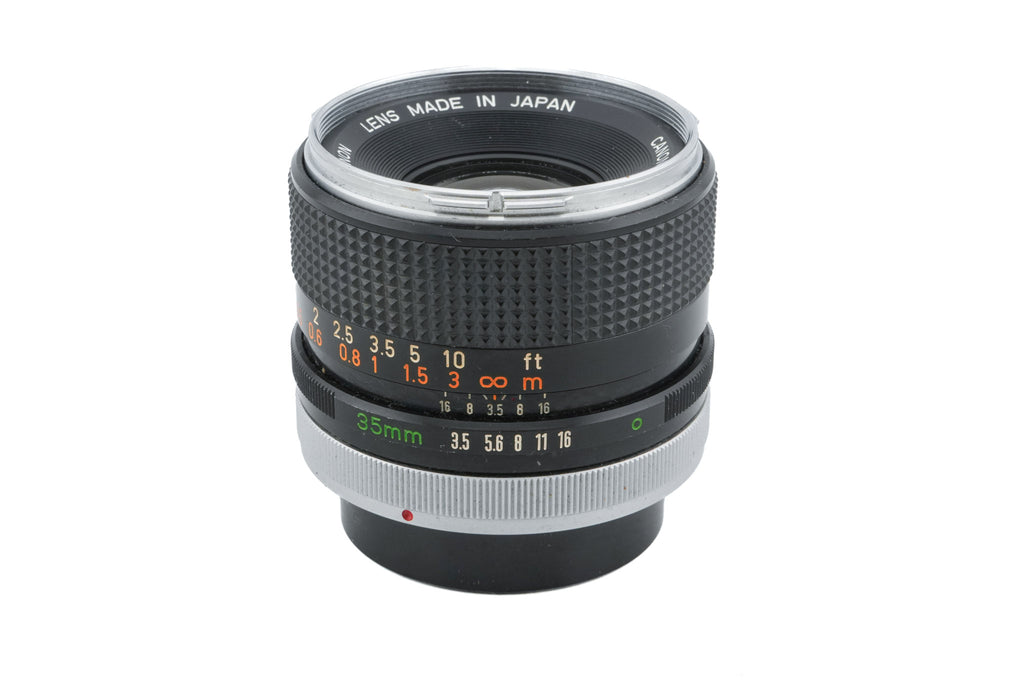 Canon 35mm f3.5 (Chrome Nose)