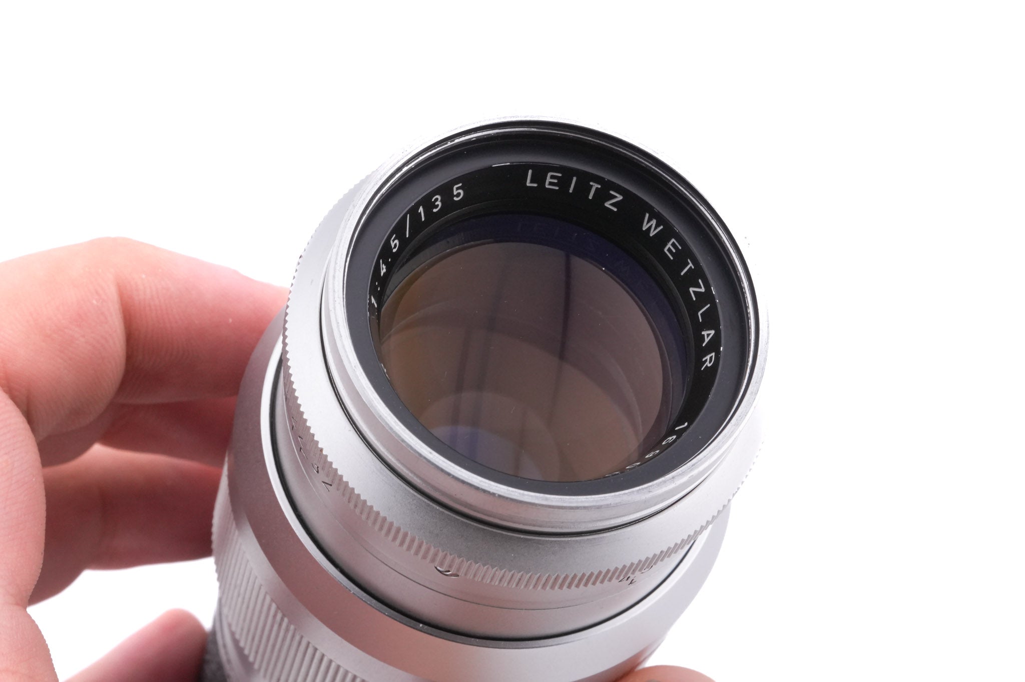 Leica 13.5cm f4.5 Hektor (Silver, HEFAR-M / HEFAM / 11135)